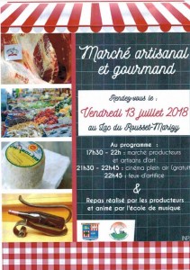 Marché artisanal de producteurs locaux et d’artisans d’art (Le Rousset)