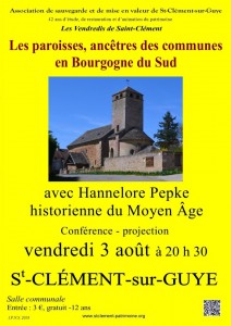 Dans le cadre des « Vendredis de Saint-Clément » (Sortir)