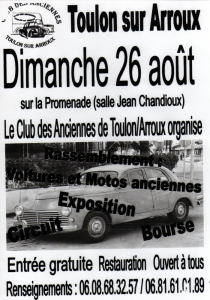 Club des « Anciennes » de Toulon-sur-Arroux (Sortir)
