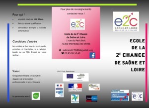 Ecole de la Deuxième Chance de Saône et Loire