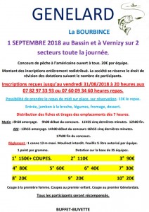 Concours de pêche à l&rsquo;Américaine (Génelard)