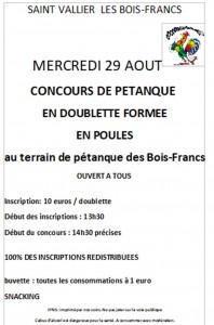 Saint Vallier  Les amis des Bois Francs