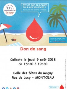 Amicale du don du sang (Montceau)