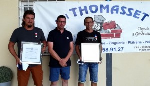 Médailles du travail à Mary