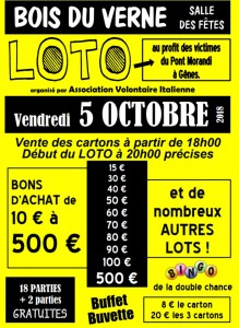 Effondrement du Pont Morandi à Gênes (Solidarité)