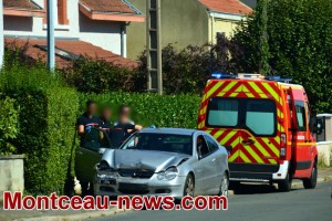 Accident à Montceau 