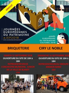 Journées du patrimoine à la Briqueterie (Ciry – Sortir)