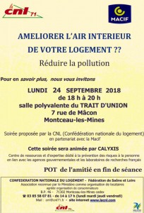 Soirée d&rsquo;information de la CNL (Montceau)