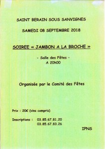 Comité des fêtes de Saint Bérain-sous-Sanvignes (Sortir)