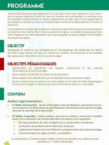 Ateliers dénutrition Montceau-les-Mines octobre 2018