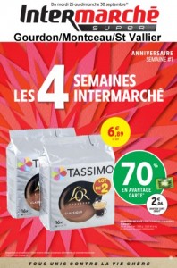 Anniversaire : Intermarché (Gourdon, Montceau et Saint-Vallier)