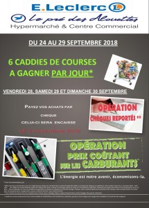 ATTENTION dans votre Centre Leclerc Montceau
