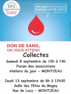 Amicale du don du sang (Montceau)