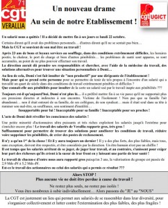 « Suite au suicide d&rsquo;un de leurs collègues.. (Social)