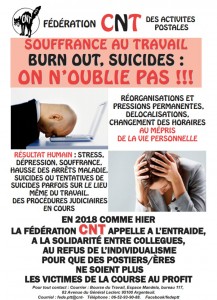 DORDOGNE : un nouveau suicide à la Poste (Social)