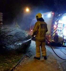 Incendie volontaire à Sanvignes, ce dimanche soir