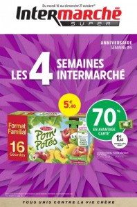 Anniversaire : Intermarché (Gourdon, Montceau et Saint-Vallier)