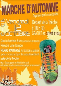 Marche d&rsquo;automne à Sanvignes