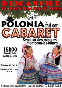 Polonia « fait son cabaret » au Syndicat des mineurs à Montceau (Sortir)