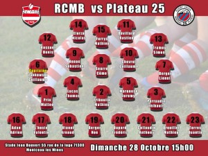 RCMB – Plateau 25 ce dimanche après-midi (Et sur leur chaîne Youtube)