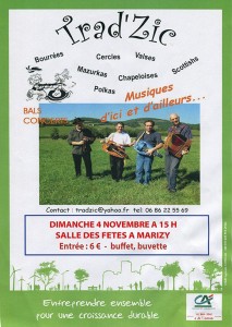 Bal Trad à la salle des fêtes de Marizy (Sortir)