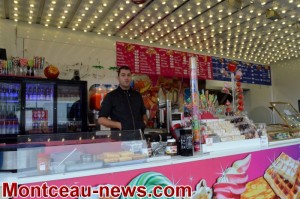 Saint-Vallier : Réception des forains