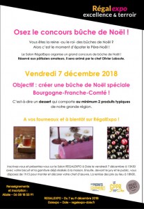 Concours bûche de Noël au Salon Régal&rsquo;Expo
