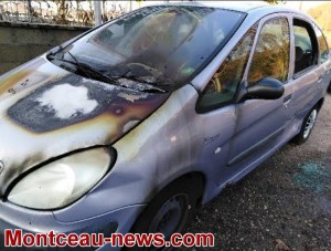 Ce dimanche après-midi, voiture incendiée à Montceau