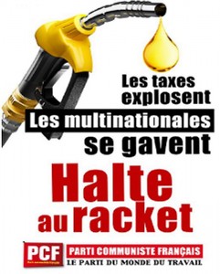 « Hausse des prix des carburants: halte au racket !  » (Politique)