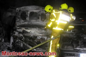 Cette nuit : 20 voitures détruites ou endommagées par le feu à Montceau…