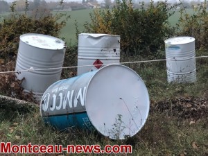 Suite du dossier des fûts « abandonnés » à Montceau