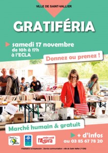Gratiféria à l’ECLA (Saint-Vallier)