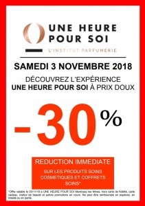 L’INSTITUT » UNE HEURE POUR SOI » MONTCEAU LES MINES SITUE DANS LA GALERIE MARCHANDE LECLERC