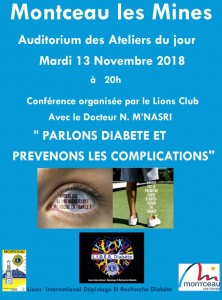 Lions Club de Montceau et Diabète (Santé) Voir la vidéo