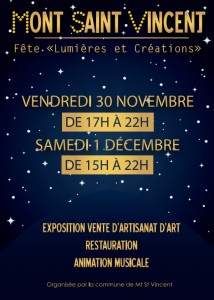 4ème Fête « Lumières et Créations » (Mont-Saint-Vincent)