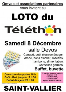 Saint-Vallier : Téléthon 2018