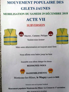 Mouvement populaire des gilets jaunes