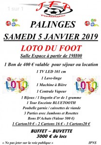Loto du foot à Palinges (Sortir)
