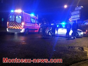 Accident, ce jeudi soir, à Montceau…