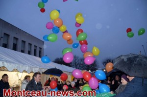Montceau-les-Mines : place de la mairie