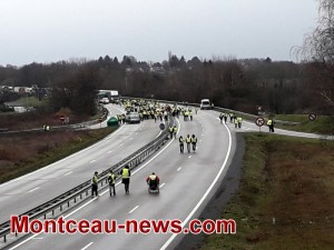 Réactualisé à 18 h 45 – Gilets jaunes mais de retour au Magny, cette fois…voir vidéo