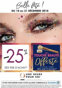 L’INSTITUT » UNE HEURE POUR SOI » MONTCEAU LES MINES SITUE DANS LA GALERIE MARCHANDE LECLERC