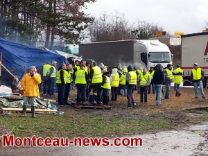 Gilets jaunes à Jeanne Rose