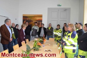 Montceau-les-Mines : Remerciements aux agents des espaces verts