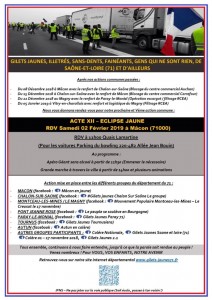 « Acte XII » du mouvement des gilets jaunes