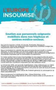 « En soutien au personnel soignant de nos hôpitaux et centre médicaux sociaux » (Politique)