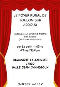 Théâtre à Toulon-sur-Arroux (Sortir)