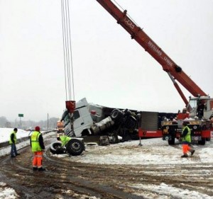 Accident sur la la RN79 (RCEA)