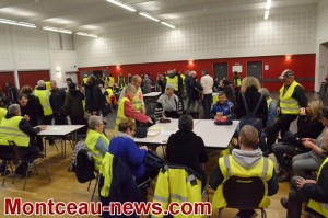 Montceau-les-Mines : les Gilets Jaunes