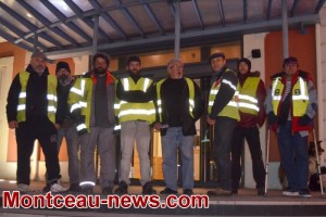 Montceau-les-Mines : Les Gilets Jaunes